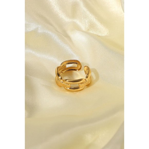 Chain Link Open Ring - Picture 2 of 7